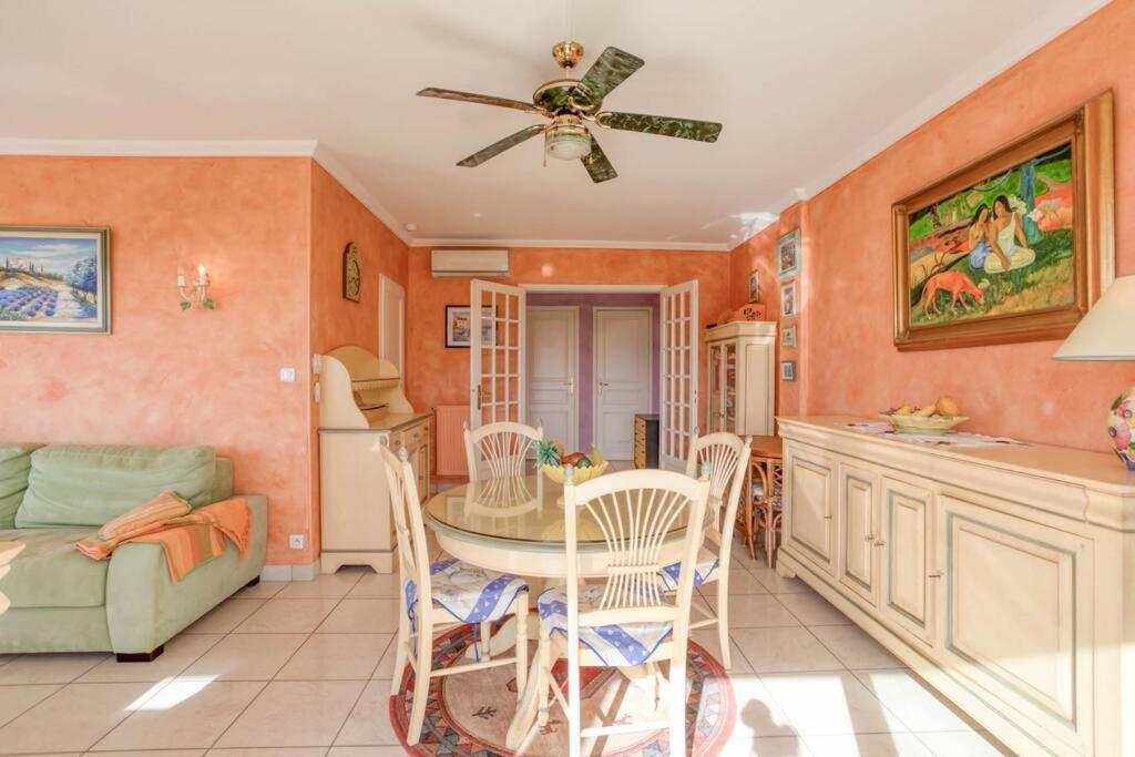 A6- 2 Bdr Incredible Sea View - Ac, Garage & Terrace Apartment Antibes Ngoại thất bức ảnh