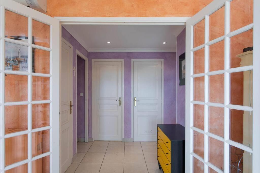 A6- 2 Bdr Incredible Sea View - Ac, Garage & Terrace Apartment Antibes Ngoại thất bức ảnh